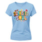 Sunkissed Soul Retro Beach Summer Graphic Ladies T-Shirt