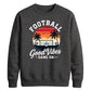 Sunset Good Vibes Game football tournament sweatshirt New FiFa Mockup Dad