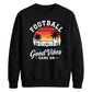 Sunset Good Vibes Game football tournament sweatshirt New FiFa Mockup Dad