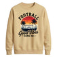 Sunset Good Vibes Game football tournament sweatshirt New FiFa Mockup Dad