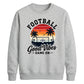 Sunset Good Vibes Game football tournament sweatshirt New FiFa Mockup Dad