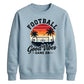 Sunset Good Vibes Game football tournament sweatshirt New FiFa Mockup Dad
