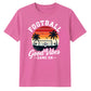 Sunset Vibes football tournament unisex t-shirt