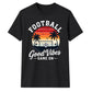 Sunset Vibes football tournament unisex t-shirt