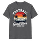 Sunset Vibes football tournament unisex t-shirt