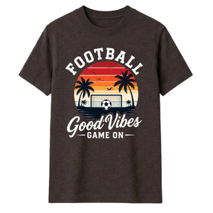 Sunset Vibes football tournament unisex t-shirt