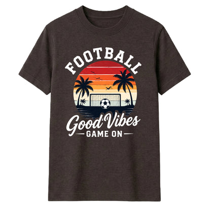 Sunset Vibes football tournament unisex t-shirt