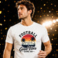 Sunset Vibes football tournament unisex t-shirt