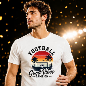 Sunset Vibes football tournament unisex t-shirt