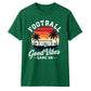 Sunset Vibes football tournament unisex t-shirt