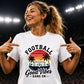 Sunset Vibes football tournament unisex t-shirt