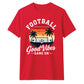 Sunset Vibes football tournament unisex t-shirt