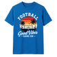 Sunset Vibes football tournament unisex t-shirt