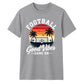 Sunset Vibes football tournament unisex t-shirt
