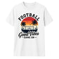Sunset Vibes football tournament unisex t-shirt
