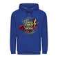 Super Dad Hero Shield Cape Gold Art Father's Day Hoodie