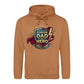Super Dad Hero Shield Cape Gold Art Father's Day Hoodie