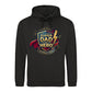 Super Dad Hero Shield Cape Gold Art Father's Day Hoodie