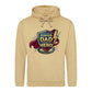 Super Dad Hero Shield Cape Gold Art Father's Day Hoodie
