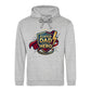 Super Dad Hero Shield Cape Gold Art Father's Day Hoodie