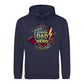 Super Dad Hero Shield Cape Gold Art Father's Day Hoodie