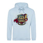 Super Dad Hero Shield Cape Gold Art Father's Day Hoodie