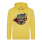 Super Dad Hero Shield Cape Gold Art Father's Day Hoodie