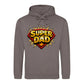 Super Dad Hero Shield Comic Fathers Day Hoodie