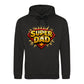 Super Dad Hero Shield Comic Fathers Day Hoodie