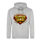 Super Dad Hero Shield Comic Fathers Day Hoodie