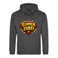 Super Dad Hero Shield Comic Fathers Day Hoodie