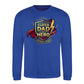 Super Dad Hero Shield Style Printed father day sweatshirt