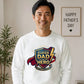 Super Dad Hero Shield Style Printed father day sweatshirt