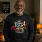 Super Dad Hero Shield Style Printed father day sweatshirt