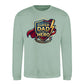 Super Dad Hero Shield Style Printed father day sweatshirt