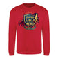 Super Dad Hero Shield Style Printed father day sweatshirt