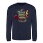 Super Dad Hero Shield Style Printed father day sweatshirt