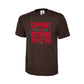 Support and restore typography tee Palestine Unisex T-Shirt