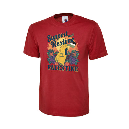 Support heritage map graphic tee Palestine Unisex T-Shirt