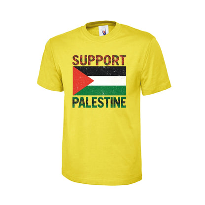 Support national flag cotton tee Palestine Unisex T-Shirt