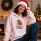 Sweet and Spicy Gingerbread Girl Christmas Unisex Hoodies