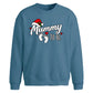 Sweet mummy to be footprint Christmas Oversized Sweatshirt