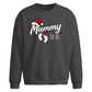 Sweet mummy to be footprint Christmas Oversized Sweatshirt