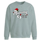 Sweet mummy to be footprint Christmas Oversized Sweatshirt