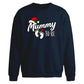 Sweet mummy to be footprint Christmas Oversized Sweatshirt