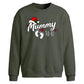Sweet mummy to be footprint Christmas Oversized Sweatshirt