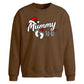 Sweet mummy to be footprint Christmas Oversized Sweatshirt