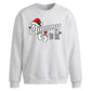 Sweet mummy to be footprint Christmas Oversized Sweatshirt