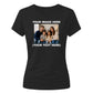Sweet Personalised Family Picture Text Tee ladies fit t-shirt