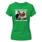 Sweet Personalised Family Picture Text Tee ladies fit t-shirt